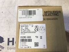 Mitsubishi Electric non fuse breaker, NV50-SVFU, 2P, C62NC-B0D, NOS, LG-2343
