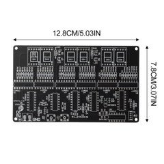 Digital Circuit Clock DIY Electronic Kit Electronic Clock Teaching Kit With Case