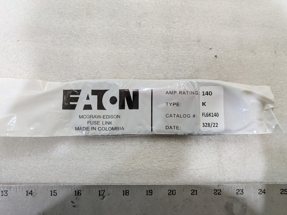 Eaton FL6K140 Type QA 60A Edison Fuse Link Cooper Power Series EEI-NEMA Standard