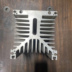 Heavy Duty Solid 7# Heat Sink 5 inch by 5 inch by 7 inch Part Num: IPPS104468-X