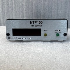 Masterclock NTP100-GPS-HS | High-Stability OCXO GPS NTP Time Server | Rackmount
