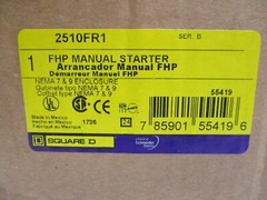 SQUARE D, FHP MANUAL STARTER, 2510FR1