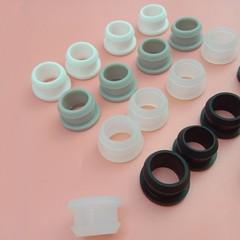 10X Silicone Rubber Cable Grommet Snap-in Firewall Hole Electrical Wiring Gasket
