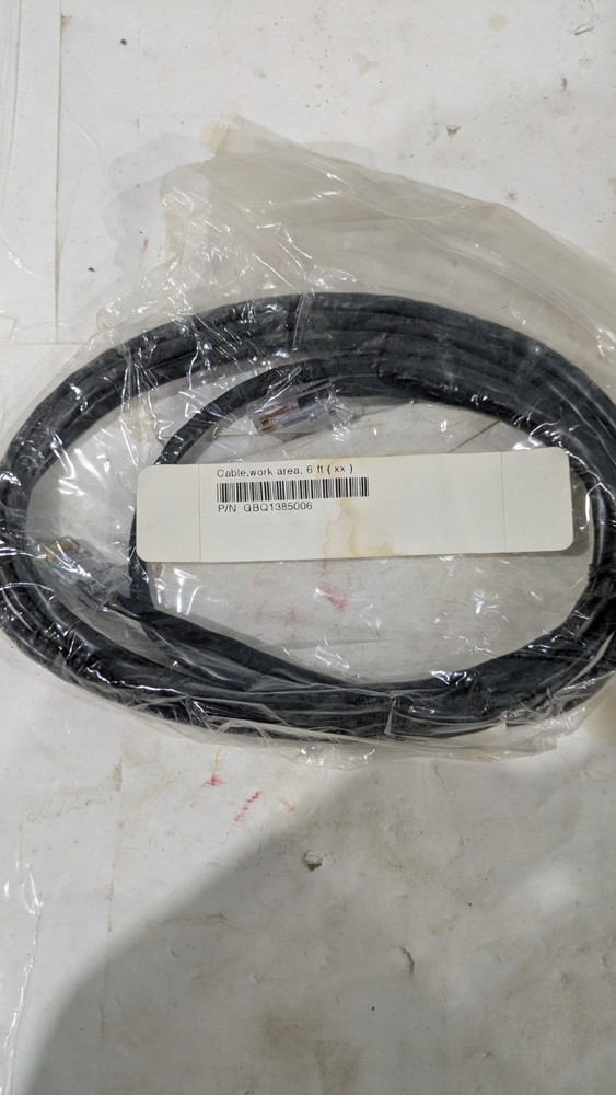 Gilbarco Q13850‑06 6 ft Work Area Patch Cable Cat6 Snagless 6FT GBQ1385006