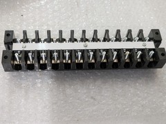 Buchanan B112 Heavy Duty Phenolic Terminal Block 12 Circuit 600V One Piece Strip