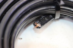 49 ft. 8/2 Black Stranded Romex SIMpull CU NM-B W/G Wire