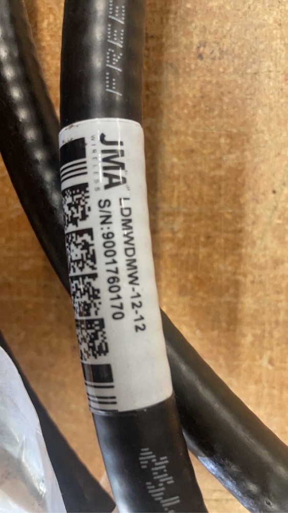 LDMWDMW-12-12 JMA 12ft Coax Jumper Cable RF 7/16 DIN Male to Male 1/2″ Flexible