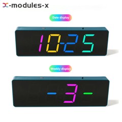 4Digit DIY Electronic Clock Kit LED Digital Clock Time Temperature Date Display