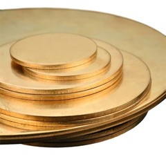 Thick Brass Discs Round Plate Round Brass Sheets 20mm/30/50/80/100mm – 200mm