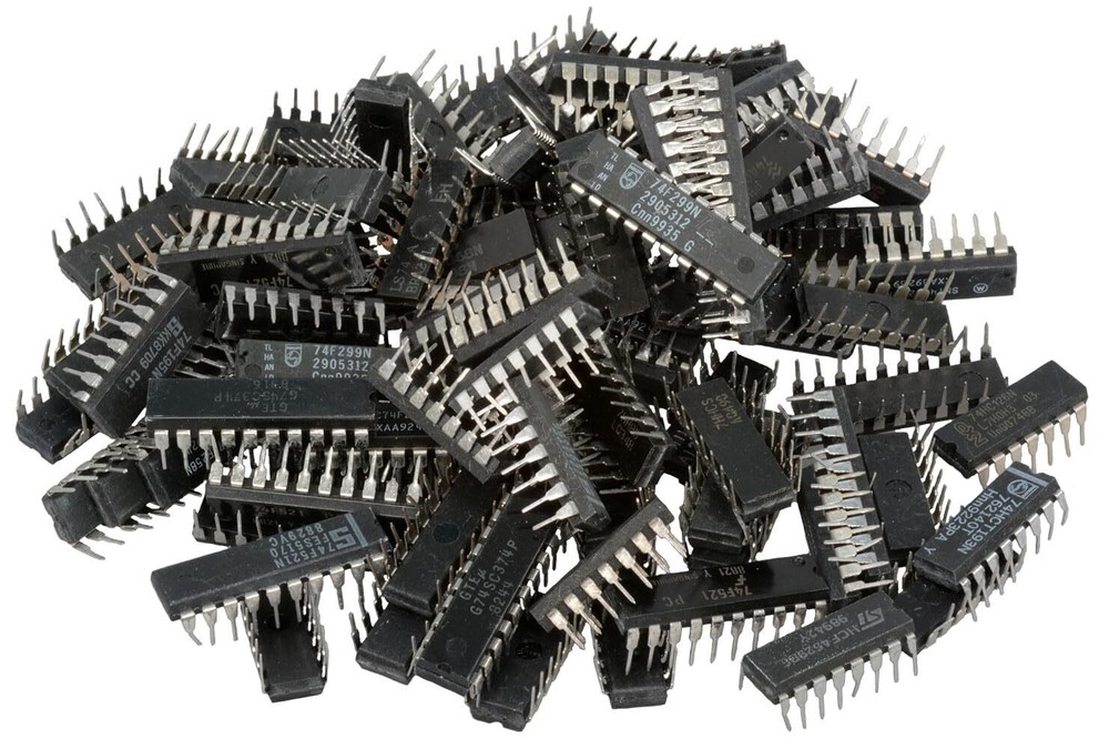 100PCS 7400 Series TTL Logic IC Grab Bag Assortment Mixed Function IC Chips