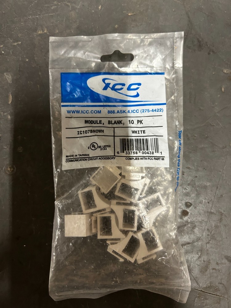 ICC BLANK MODULE # IC107BN0WH