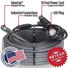 Heat Tape Pro,120V,10ft Power Cord, Roof and Gutter Ice Dam Prevention(14 sizes)