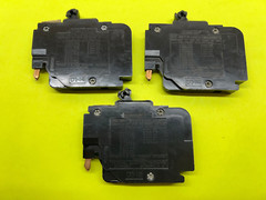 Federal Pacific 15 Amp Single Pole Lot of 3 Circuit Breakers Free Shipping