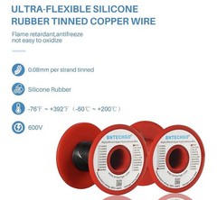 BNTECHGO 30 Gauge Silicone Wire Spool Red And Black Each 500ft Flexible 30 AWG