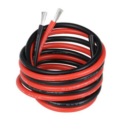 BNTECHGO 12 Gauge Silicone Wire 10 Ft Red and 10 Ft Black Flexible 12 AWG Strand