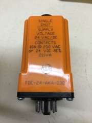 Time Delay Relay TDE-24-AKA-030 Diversified Electronics Single Pole 24V AC/DC