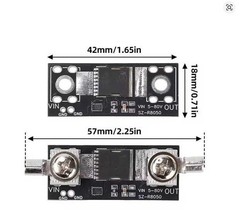9-80V 50A High Current Ideal Diode Module Solar Anti-Reverse Charging