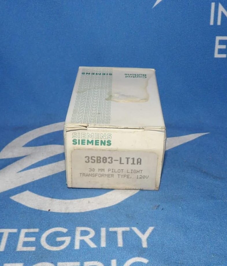 NIB Siemens 3SB03-LT1A 30mm 120V Pilot Light + 1 Year Warranty