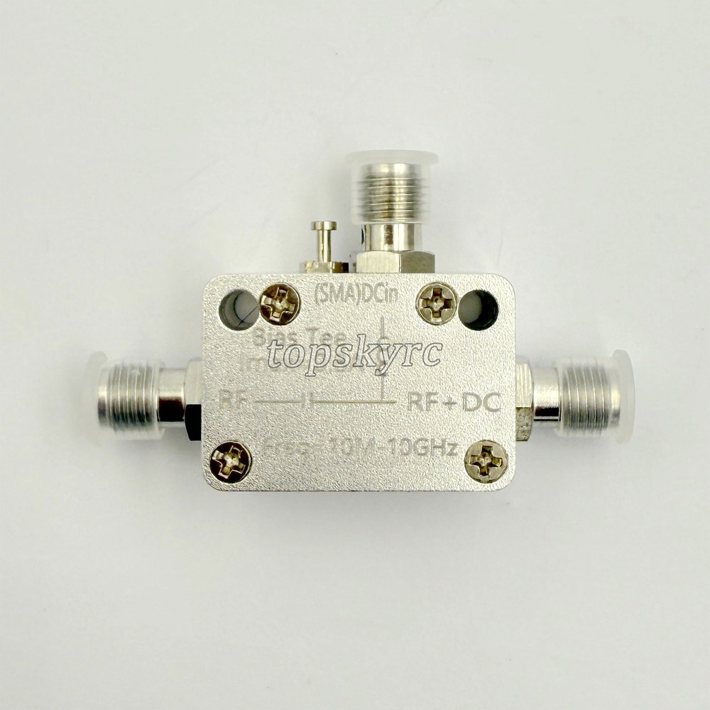 10MHz-10G RF Bias Tee DC Feed Block 800mA with SMA Female Connector