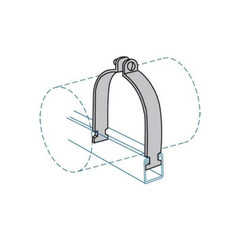 Haydon C-1104_1-1/4-EG, 1-1/4″, 2-Piece, Pipe to Strut, Pipe Clamp, 1 pc