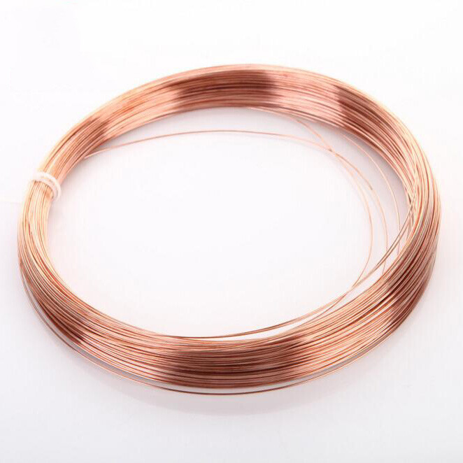 0.5/0.8/1/1.5/2/2.5/3mm Diameter Round Pure Copper Wire Solid Uncoated 1/3/5M