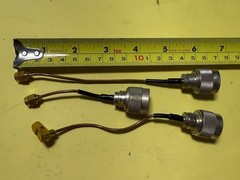 RF Copper Tube Semi Rigid SMA Male to N Male 16/10cm Test Cable Rohde & Schwarz