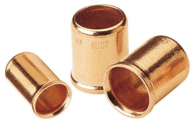 Buchanan 2011S, 600 V, 14 to 4 AWG, White, Copper, Crimp Connector, 50 pc