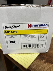 BOX OF 100 MINERALLAC SUPPORT CLIP FOR WOOD OR METAL SPRING STEEL # MCAC2