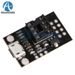 Development Programmer Board Micro USB for ATtiny + DIP-8 Tiny85-20PU CHIP IC