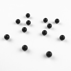 Black Solid Nitrile Rubber Balls 4mm 4.5mm 4.76mm 5.3mm 6mm 6.35mm 6.7mm -12.7mm