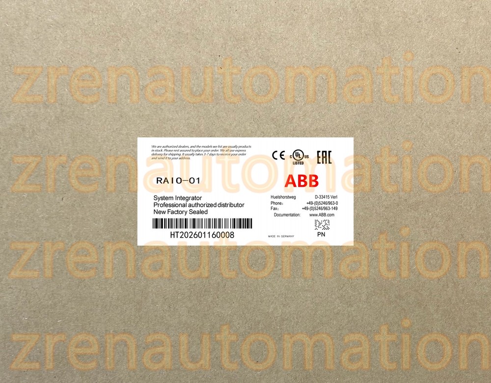 RAIO-01 ABB PLC Module New in box Fast Shipping HTQ0