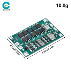 3S 13.6V 60A 18650 Li-ion Battery Charge PCB Protection Enhanced/Balanced Board
