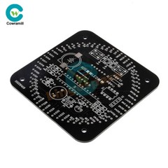 DIY DS1302 DC5V Rotating LED Electronic Digital Clock Learning Board With Shell