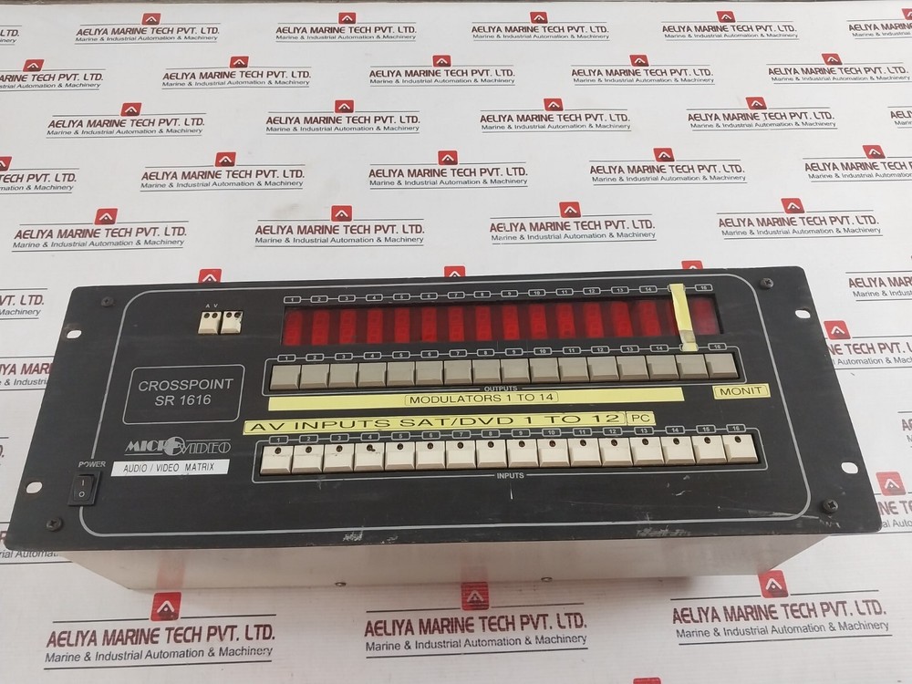 MICRO AUDIO/VIDEO MATRIX Switcher 12 Input 14 Output 230VAC 50Hz