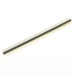 5Pcs Gold Plated 1.0mm Pitch 50 Pin Header Male Connector Single Right Angle