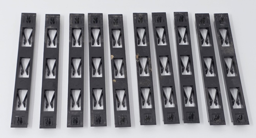 (Lot of 10) Unitrack 4125 Card Guides Rails – for Harris Macom GE MASTR III 3