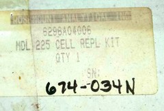 1 NEW ROSEMOUNT 6296A04G06 MDL 225 CELL REPL KIT NIB ***MAKE OFFER***