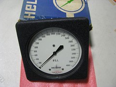 HELICOID PRESSURE DIAL GAUGE G3F6J3A00004UAA NSN: 6685-00-542-1742 ( 9081194 )
