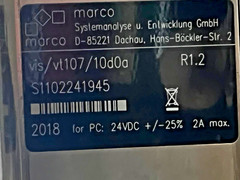 Marco vis/vt107/10d0a-1 R:1.2 vt107/10 Compact Piezo Controller