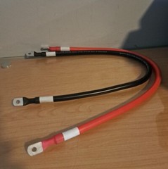 Pair 4 AWG Heat Resistant Wire 200°C 600V Silicone Rubber 2′ Ft High Flexibility