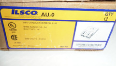 ⭐NEW Box Of 12⭐ ILSCO AU-0 Mechanical Lug 2-Conductor Double Barrel1/0-14 AWG