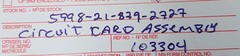 5998-21-879-2727 Circuit Card Assembly