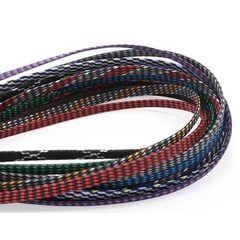PET&PP Cotton Yarn Mixed Braided Cable Sleeving/Harness/Sheathing, Φ4mm/8mm/12mm