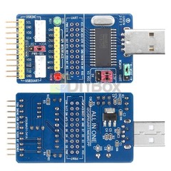 USB to I2C/IIC/SPI/UART/TTL/ISP Serial adapter EPP/MEM converter Module WCH341A