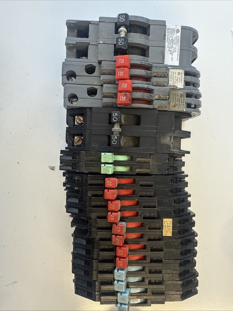 15, 20, 30, and 50 Amp breakers (Sylvania And CE)