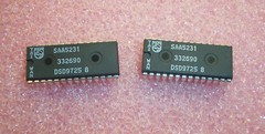 QTY (15) SAA5231 PHILIPS 28 PIN DIP TELETEXT VIDEO PROCESSOR NOS 1 TUBE