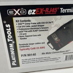 EZ EX-RJ45 Termination Kit 90140 Exo Platinum Tools New Sealed