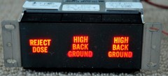 WORKING Vintage IEE One-Plane In Line Readout 3 Unit Module 61387-44 with Mount