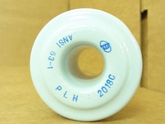 190784 New-No Box; PLH 2018C Insulator Spool; Porcelain
