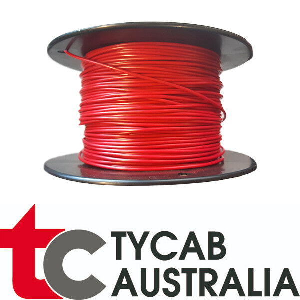 3mm (1.13mm2) 20 amp TYCAB Wire Single Core Various Lengths